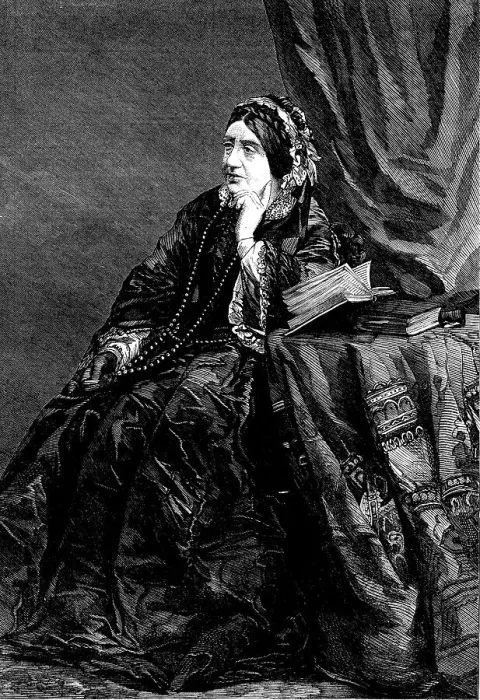 Framed Print : Mrs. Lucy Anderson, the eminent pianist, 1862. Creator: Unknown Framed Print : Mrs. Lucy Anderson, the eminent pianist, 1862. Creator: Unknown
