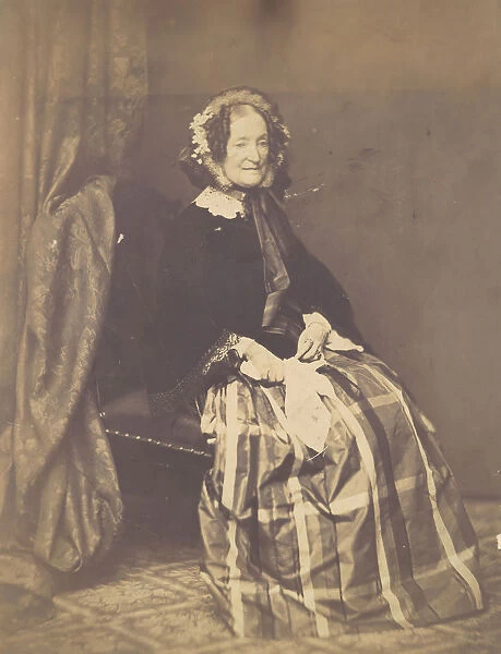 Mrs. Lydia Huntley Sigourney, 1850s. Creator: Unknown
