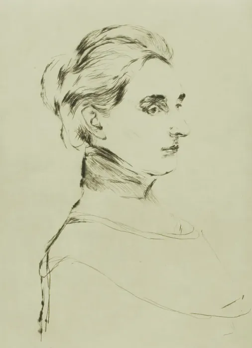 Framed Print : Mrs. Marie Linde, 1902. Creator: Edvard Munch Framed Print : Mrs. Marie Linde, 1902. Creator: Edvard Munch