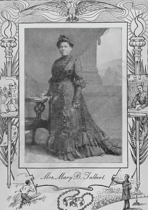 Framed Print : Mrs. Mary B. Talbert [recto], 1902. Creator: Unknown