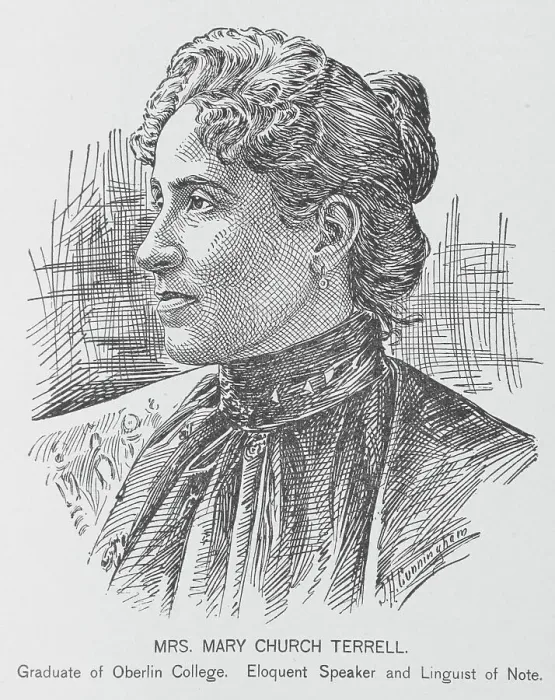 Framed Print : Mrs. Mary Church Terrell; Graduate of Oberlin College; Eloquent speaker and linguist of note, 1902. Creator: J. H. Cunningham Framed Print : Mrs. Mary Church Terrell; Graduate of Oberlin College; Eloquent speaker and linguist of note, 1902. Creator: J. H. Cunningham