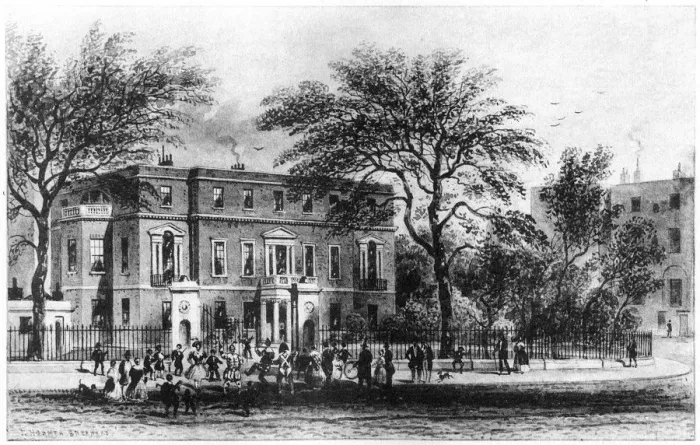 Framed Print : Mrs Montagus House, Portman Square, London, 19th century (1907). Artist: Thomas Hosmer Shepherd Framed Print : Mrs Montagus House, Portman Square, London, 19th century (1907). Artist: Thomas Hosmer Shepherd