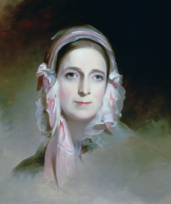 Framed Print : Mrs Mordecai Lewis, 1843. Artist: Thomas Sully Framed Print : Mrs Mordecai Lewis, 1843. Artist: Thomas Sully