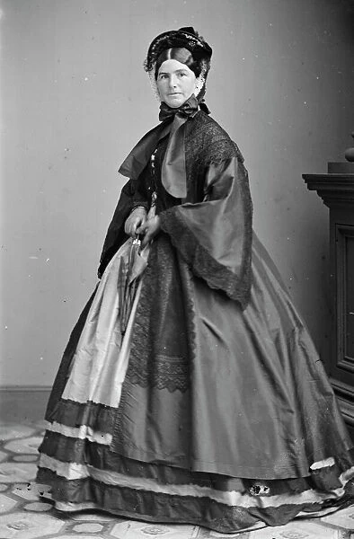 Mrs. N. P. Banks, between 1855 and 1865. Creator: Unknown