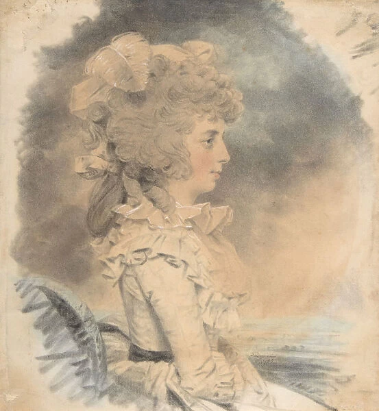 Mrs. Palmer, 1785. Creator: John Downman