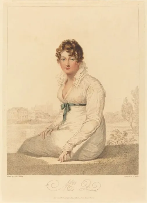 Framed Print : Mrs. Q. 1820. Creator: William Blake Framed Print : Mrs. Q. 1820. Creator: William Blake