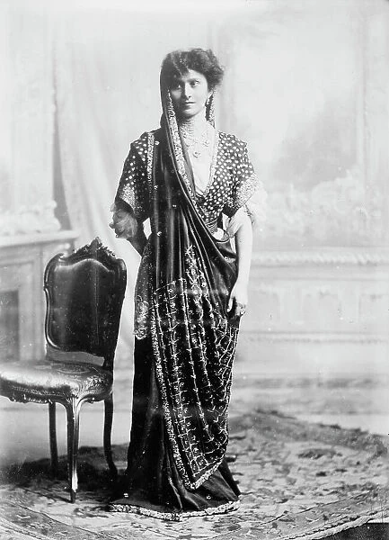 Mrs. Ratan Lata, standing, c1910. Creator: Bain News Service