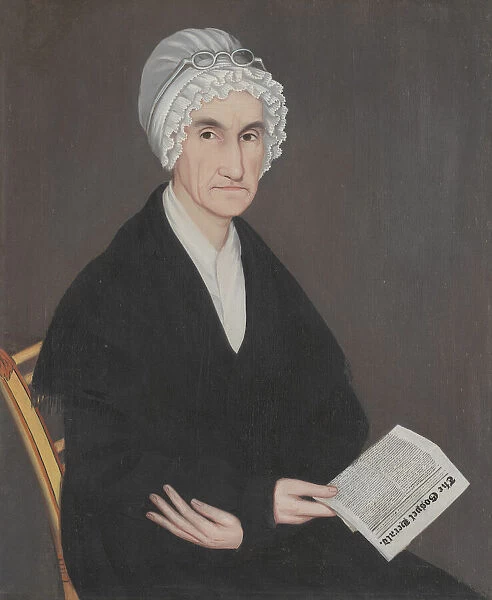 Mrs. Reuben Allerton (Lois Atherton), 1821  /  22. Creator: Ammi Phillips