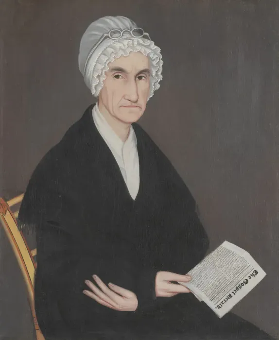 Framed Print : Mrs. Reuben Allerton (Lois Atherton), 1821 / 22. Creator: Ammi Phillips Framed Print : Mrs. Reuben Allerton (Lois Atherton), 1821 / 22. Creator: Ammi Phillips