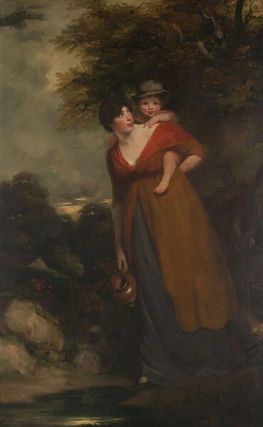 Mrs. Richard Brinsley Sheridan (Hester Jane Ogle, 1775  /  76-1817) and Her Son...). Creator