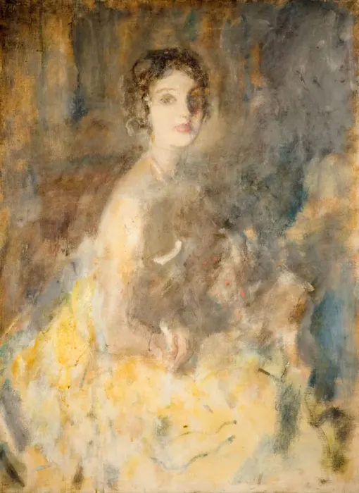 Framed Print : Mrs Richard Jessel, 1921. Creator: Ambrose McEvoy Framed Print : Mrs Richard Jessel, 1921. Creator: Ambrose McEvoy