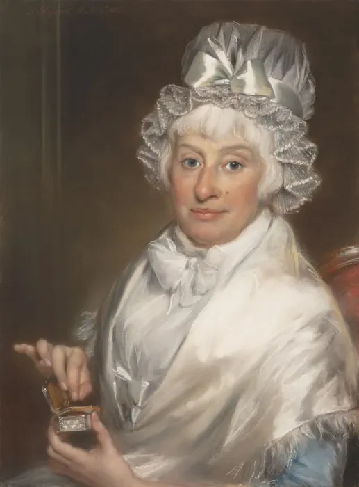 Framed Print : Mrs. Robert Shurlock Sr. (Ann Manwaring), 1801. Creator: John Russell Framed Print : Mrs. Robert Shurlock Sr. (Ann Manwaring), 1801. Creator: John Russell