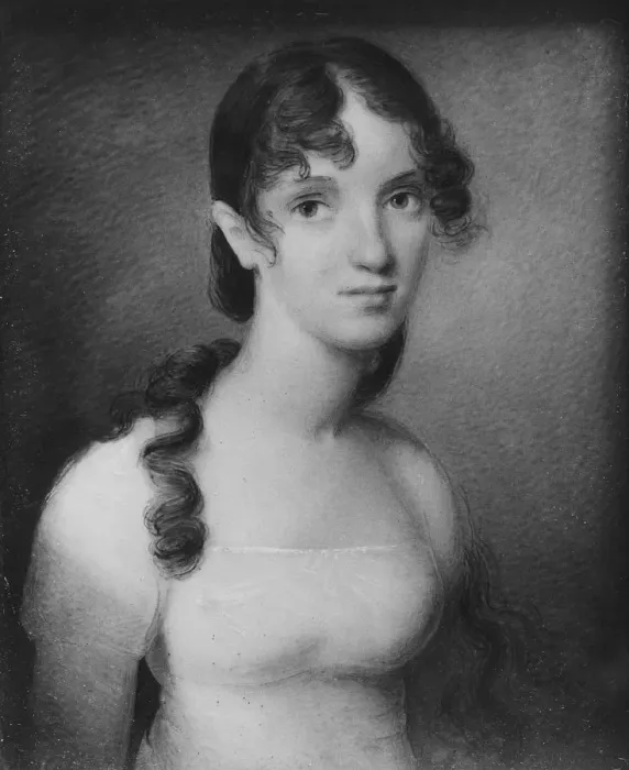 Framed Print : Mrs. Robert Watts (Matilda Ridley), ca. 1810. Creator: Anson Dickinson Framed Print : Mrs. Robert Watts (Matilda Ridley), ca. 1810. Creator: Anson Dickinson