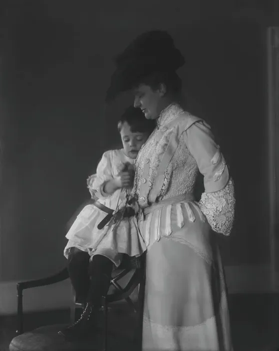 Framed Print : Mrs. Roosevelt, Quentin, 1902. Creator: Frances Benjamin Johnston
