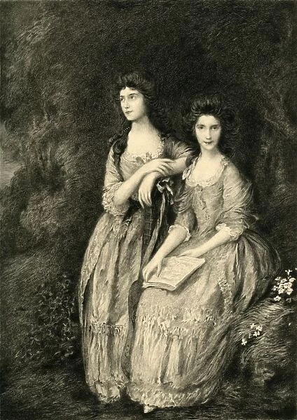 Mrs. Sheridan and Mrs. Tickell, c1772, (1908). Creator: Unknown