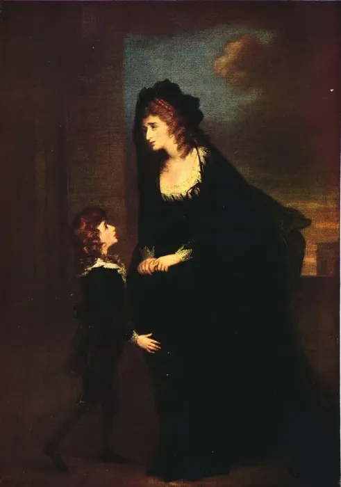 Framed Print : Mrs. Siddons and her Son in the Tragedy of Isabella, 1784. Artist: William Hamilton Framed Print : Mrs. Siddons and her Son in the Tragedy of Isabella, 1784. Artist: William Hamilton