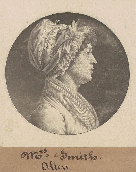 Mrs. Smith, 1801. Creator: Charles Balthazar Julien Fevret de Saint-Memin