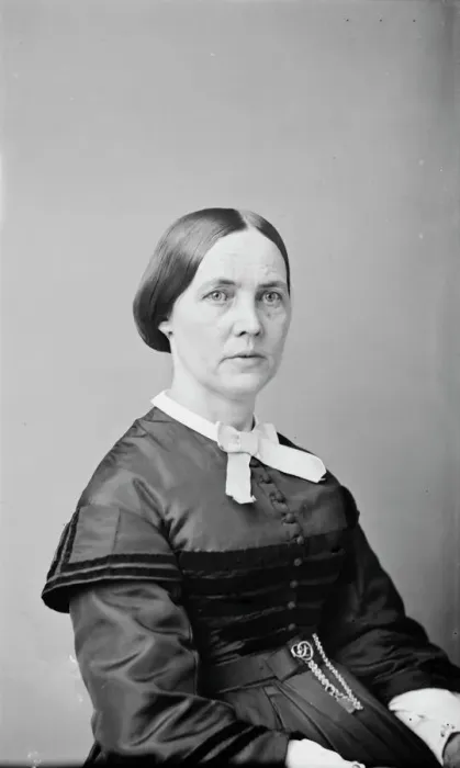 Framed Print : Mrs. Stearns, between 1855 and 1865. Creator: Unknown Framed Print : Mrs. Stearns, between 1855 and 1865. Creator: Unknown