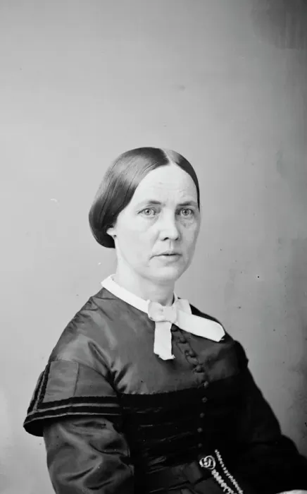 Framed Print : Mrs. Stearns, between 1855 and 1865. Creator: Unknown Framed Print : Mrs. Stearns, between 1855 and 1865. Creator: Unknown