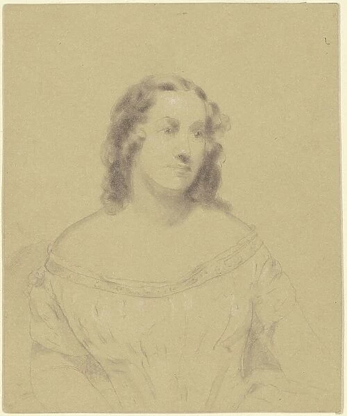 Mrs. Sylvanus D. Lewis (Estelle Anna Blanche Robinson), 1848-1856. Creator: Seth Wells Cheney
