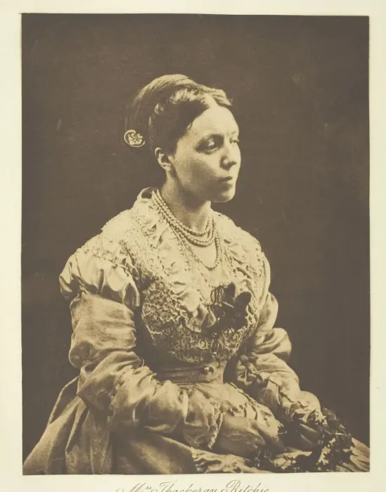 Framed Print : Mrs. Thackeray Ritchie, 1870, printed c. 1893. Creator: Julia Margaret Cameron Framed Print : Mrs. Thackeray Ritchie, 1870, printed c. 1893. Creator: Julia Margaret Cameron