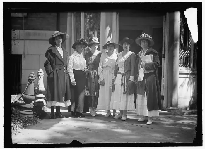 Framed Print : Mrs. W. Watson, Miss Lavena? Dock, Miss Catherine Flanagan... between 1916 and 1918. Creator: Harris & Ewing. Mrs. W. Watson, Miss Lavena? Dock, Miss Catherine Flanagan... between 1916 and 1918. Creator: Harris & Ewing Framed Print : Mrs. W. Watson, Miss Lavena? Dock, Miss Catherine Flanagan... between 1916 and 1918. Creator: Harris & Ewing. Mrs. W. Watson, Miss Lavena? Dock, Miss Catherine Flanagan... between 1916 and 1918. Creator: Harris & Ewing
