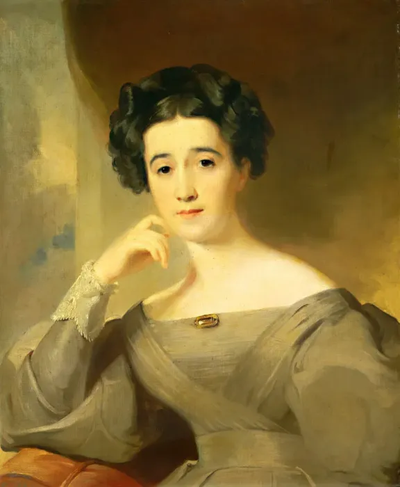 Framed Print : Mrs. William Griffin, 1830. Creator: Thomas Sully Framed Print : Mrs. William Griffin, 1830. Creator: Thomas Sully