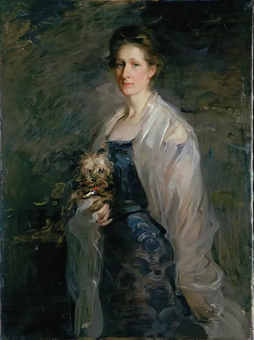 Framed Print : Mrs William Pyper, 1900. Creator: Robert Brough Framed Print : Mrs William Pyper, 1900. Creator: Robert Brough