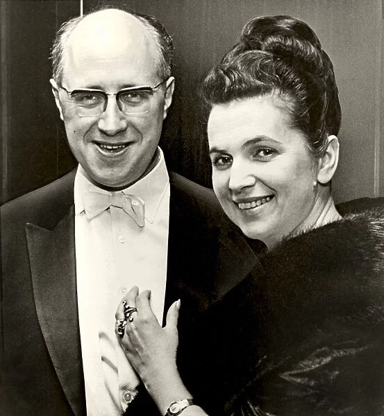 Mstislav Rostropovich and Galina Vishnevskaya, 1960s