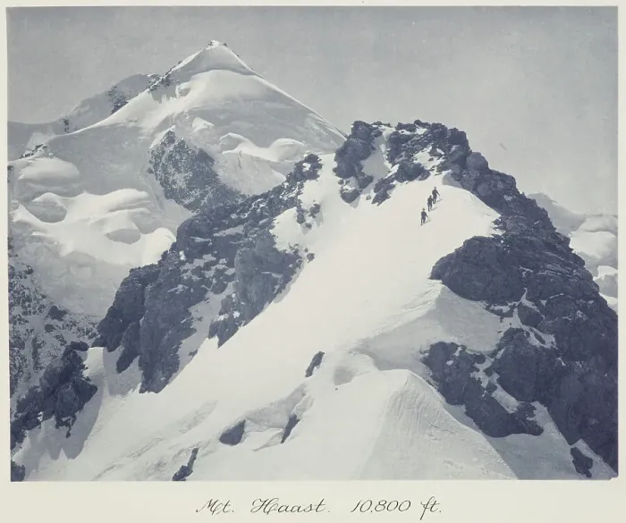 Framed Print : Mt Haast, 10, 800 ft. From the album: Record Pictures of New Zealand, 1920s. Creator: Harry Moult Framed Print : Mt Haast, 10, 800 ft. From the album: Record Pictures of New Zealand, 1920s. Creator: Harry Moult