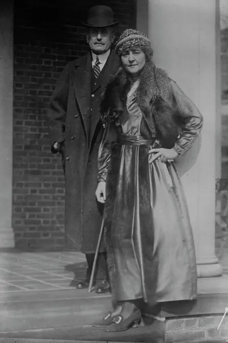 Framed Print : M.T. Herrick & Anne Morgan, (1918?). Creator: Bain News Service. M.T. Herrick & Anne Morgan, (1918?). Creator: Bain News Service Framed Print : M.T. Herrick & Anne Morgan, (1918?). Creator: Bain News Service. M.T. Herrick & Anne Morgan, (1918?). Creator: Bain News Service