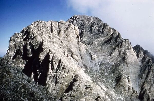 Mt Olympus, Greece, main summit (9570 feet, 2914 metres), Stephani, Throne of Zeus, c20th century Artist: CM Dixon