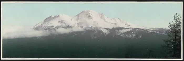 Framed Print : Mt. Shasta, California, c1899. Creator: William H. Jackson Framed Print : Mt. Shasta, California, c1899. Creator: William H. Jackson