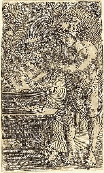 Mucius Scaevola, c. 1520 / 1530. Creator: Albrecht Altdorfer