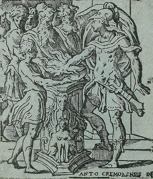 Mucius Scaevola, c1540. Creator: Antonio Campi