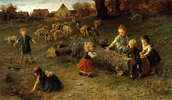 Mud Pies, 1873. Creator: Ludwig Knaus