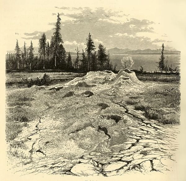 Mud-Springs, 1872. Creator: John J. Harley