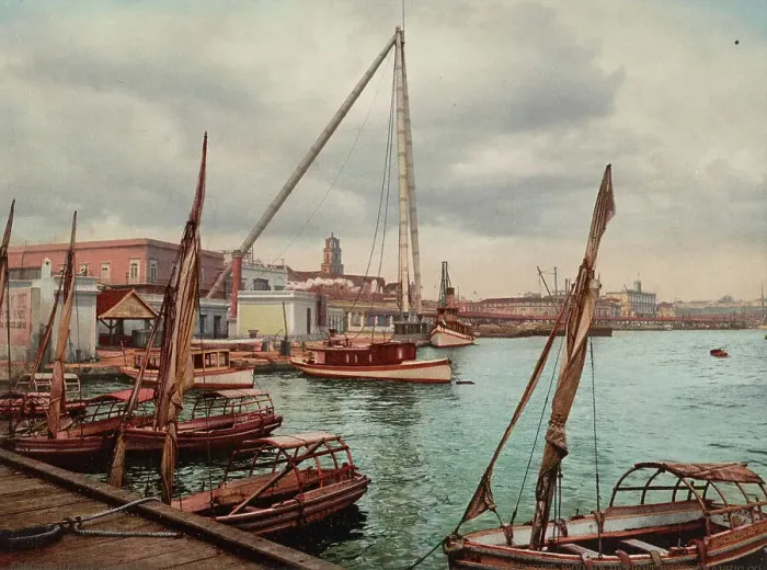 Framed Print : Muello del Gobierno, Habana, c1900. Creator: William H. Jackson