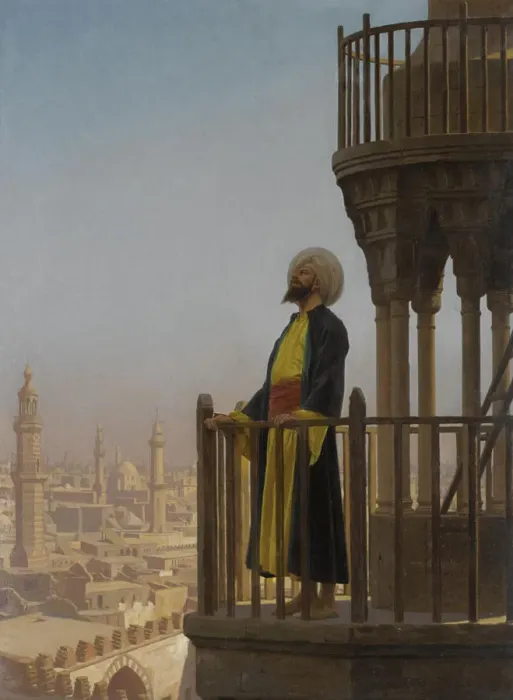 Framed Print : A muezzin. Artist: Gerome, Jean-Leon (1824-1904) Framed Print : A muezzin. Artist: Gerome, Jean-Leon (1824-1904)