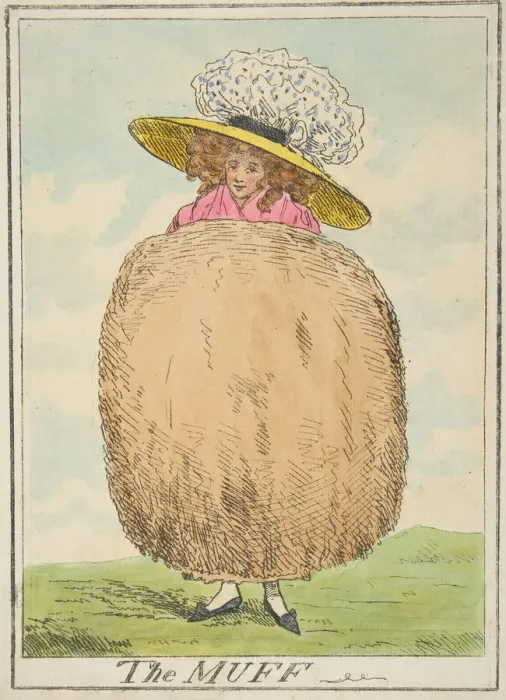 Framed Print : The Muff, February 16, 1787. Creator: Attributed to Henry Kingsbury (British, active ca Framed Print : The Muff, February 16, 1787. Creator: Attributed to Henry Kingsbury (British, active ca
