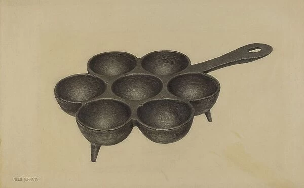 Muffin Pan, c. 1938. Creator: Philip Johnson