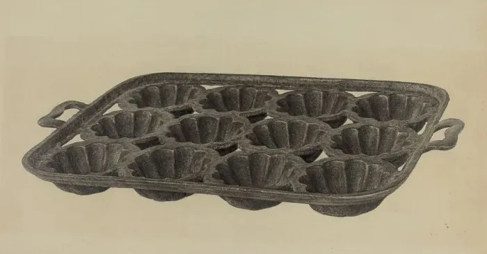 Framed Print : Muffin Pan, c. 1939. Creator: Maurice Van Felix Framed Print : Muffin Pan, c. 1939. Creator: Maurice Van Felix