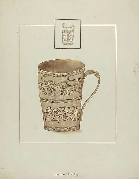 Mug, 1935 / 1942. Creator: Ann Gene Buckley