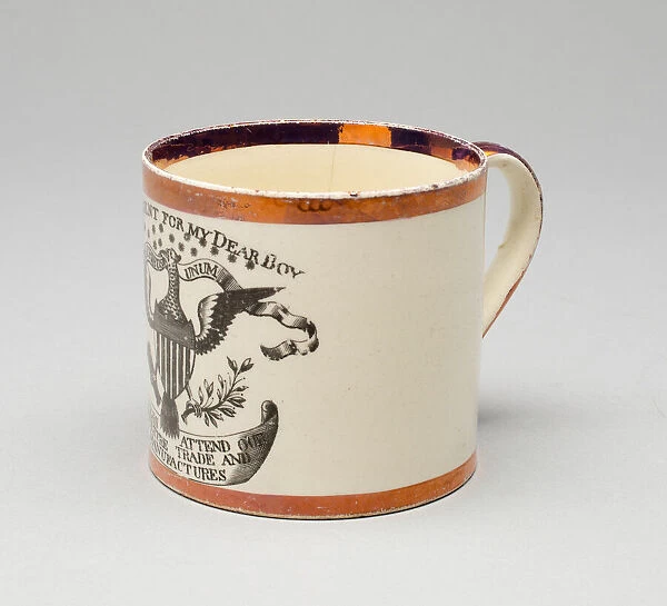 Mug, c. 1820. Creator: Unknown