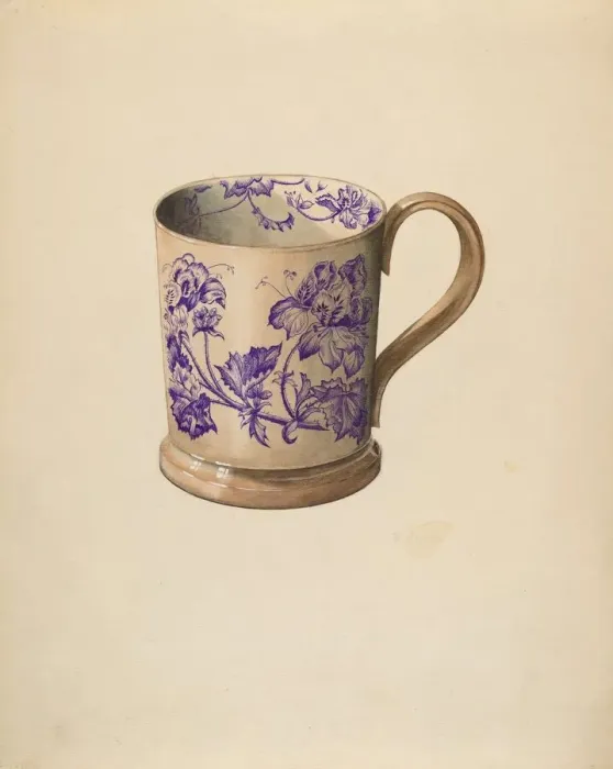 Framed Print : Mug, c. 1936. Creator: Samuel O. Klein Framed Print : Mug, c. 1936. Creator: Samuel O. Klein