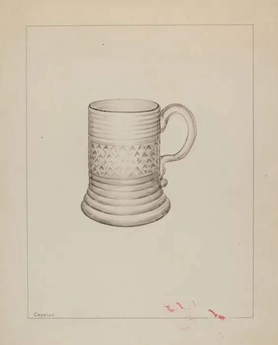 Framed Print : Mug, c. 1937. Creator: Giacinto Capelli Framed Print : Mug, c. 1937. Creator: Giacinto Capelli