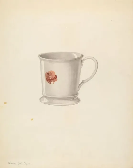 Framed Print : Mug, c. 1939. Creator: Roberta Spicer Framed Print : Mug, c. 1939. Creator: Roberta Spicer