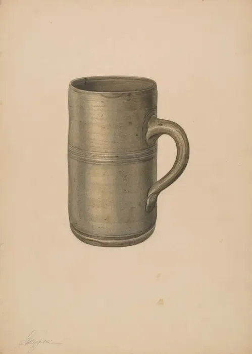 Framed Print : Mug, c. 1940. Creator: Giacinto Capelli Framed Print : Mug, c. 1940. Creator: Giacinto Capelli