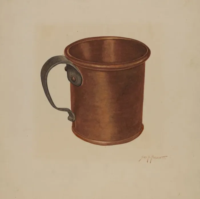 Framed Print : Mug, c. 1941. Creator: Sydney Roberts Framed Print : Mug, c. 1941. Creator: Sydney Roberts