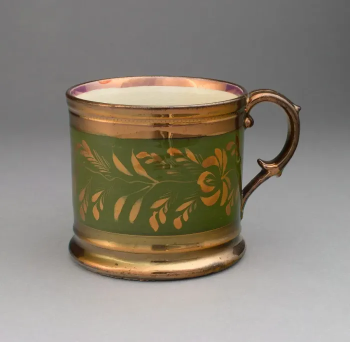 Framed Print : Mug, Staffordshire, c. 1830. Creator: Staffordshire Potteries Framed Print : Mug, Staffordshire, c. 1830. Creator: Staffordshire Potteries